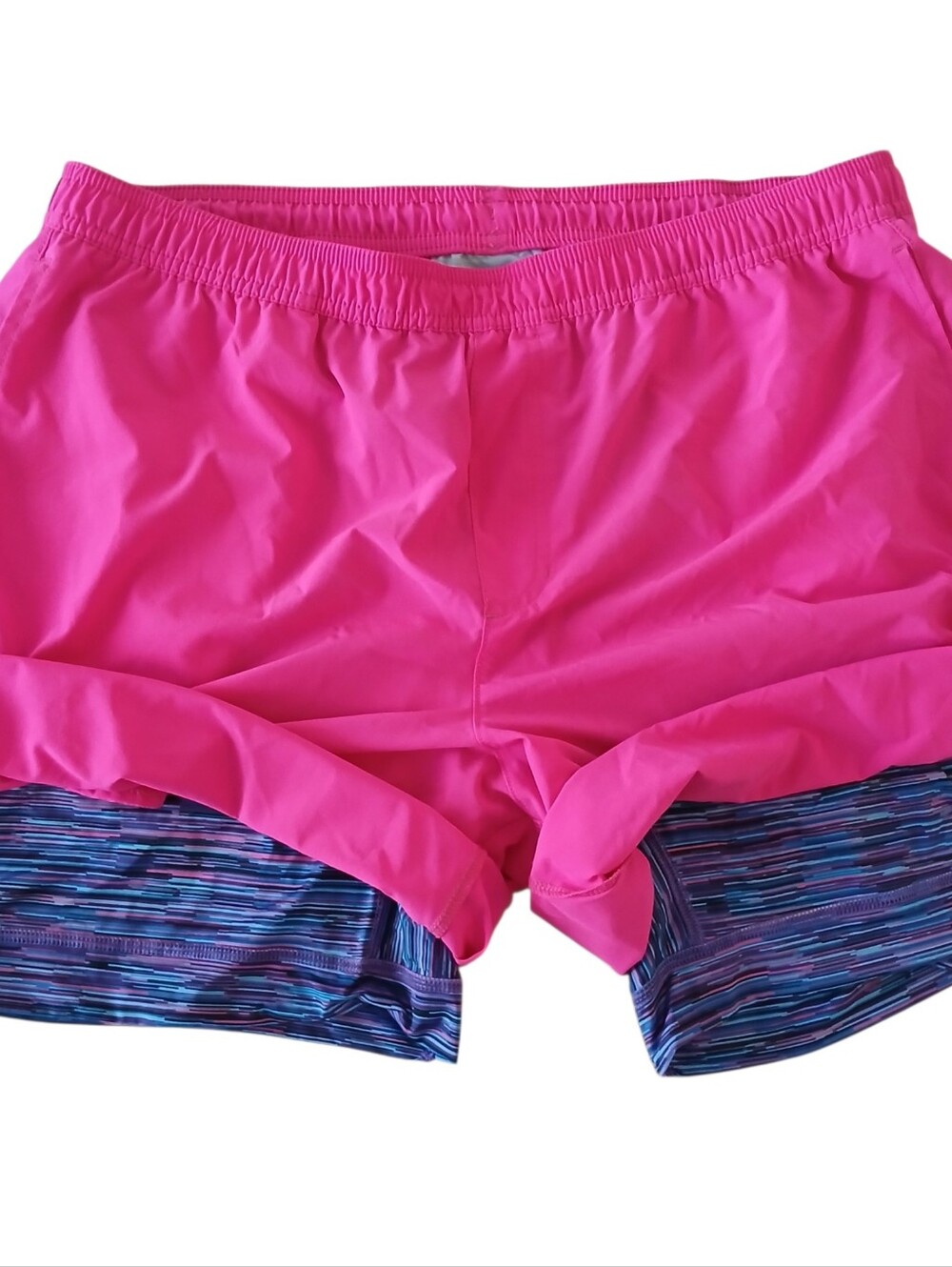 CHUBBIES 5.5" Hot Pink Training Liner Shorts Men's 2X Pockets Gym Athleisure